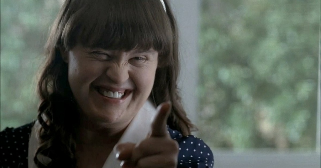 Персонаж Аделаида Лэнгдон из первого сезона сериала "Американская история ужасов" ("American Horror Story: Murder House")